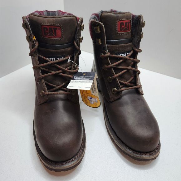 Caterpillar Shoes Caterpillar Womens Kenzie Steel Toe Work Boots